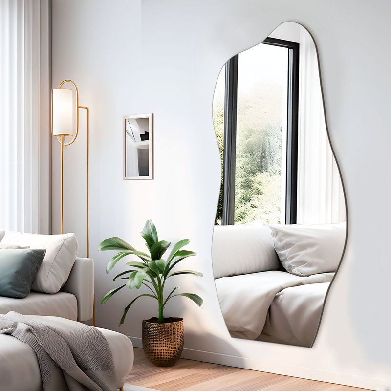 Ebern Designs Asymmetrical Wall Mirror & Reviews Wayfair